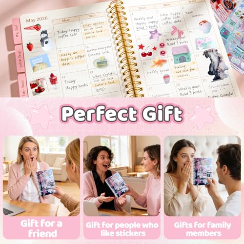 800Pcs Japanese Sticker Book for Journaling Adult, Cute Scrapbook Stickers - style: 800Pcs Pink Mailbox