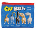 Blue Q Coin Purse - Cute Coin Pouch for Men & Women, Small Pouch Organizer - color: Cat Butt