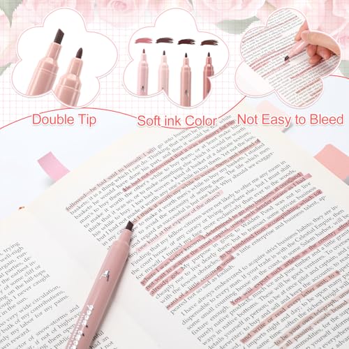 Eersida 74 Pcs School Supplies Set with Pencil Pouch, Pink, Cute Style - color: Pink, style: Cute Style