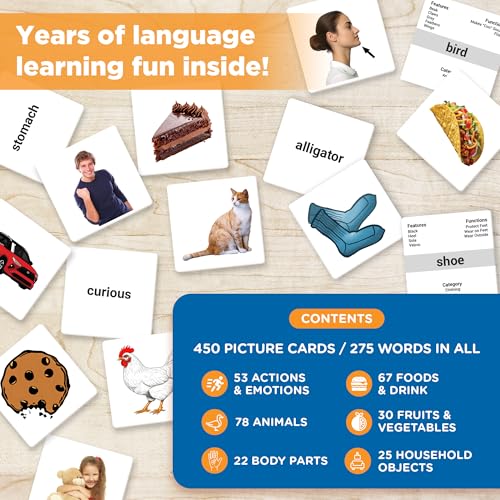 ThinkPsych Flash Cards Bundle - 450 Picture Cards for Autism Speech Therapy - style: Picture Play Bundle (All 3 Sets - 450 Cards)