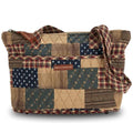 Bella Taylor Small Tote, Quilted Shoulder Bag for Women - color: Primitive Patch