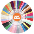 225 Pcs Bookmark Tassels, 45 Colors Bulk Tassels for Crafts, Jewelry Making