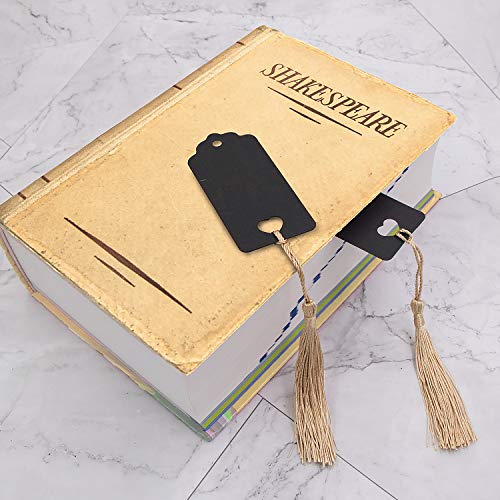 VAPKER 100 Pieces Wheat Color 13cm/5-Inch Silky Handmade Soft Tassels Floss Bookmark Tassels with 2-Inch Cord Loop for Jewelry Making, DIY Projects, Bookmarks - color: P:wheat