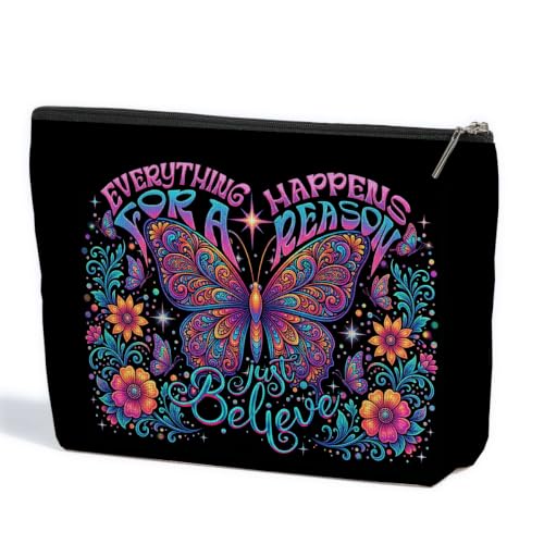 Butterfly Makeup Bag for Women Travel Organizer Pouch Cosmetic Bags 07 - color: Multicolor 1588