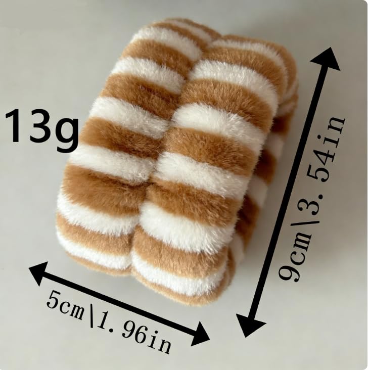 Cute plush face wash, makeup, moisture-proof sleeves, wrist strap