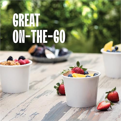 Eco-Friendly Paper Food Containers with Lids - 12 oz [250-Sets] Soup Cups - size: Bulk: 12 oz.