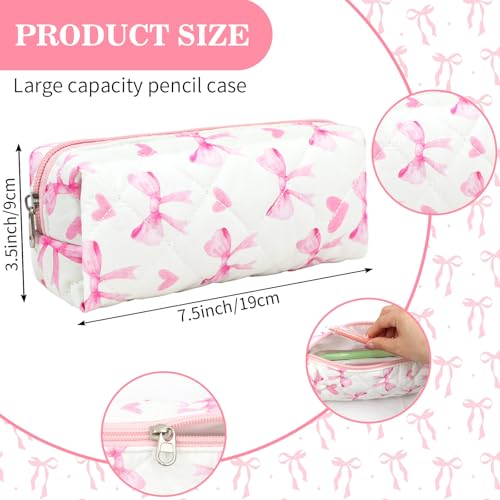 Bible Study Supplies Journaling Kit with Pen Cas, Tabs, Notebook and No Bleed Highlighter, Aesthetic Book Annotation Kit, Christian Gifts for Women Grils Friends (Pink Pow) - color: Pink Bow