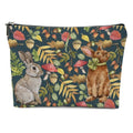 Cute Rabbit Makeup Bag, Rabbits Bunny Gifts Cosmetic Bags Travel Pouch - color: Multicolor 0143