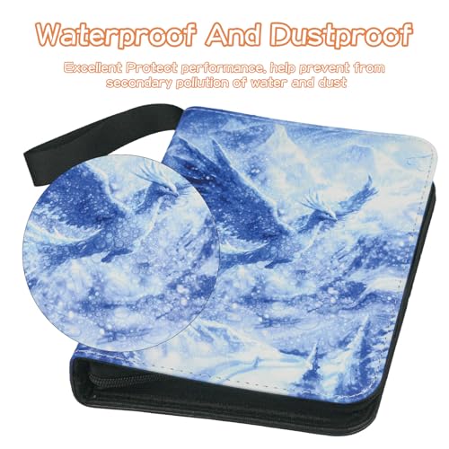 Trading Card Binder, Card Album for Game Cards, Frostwing, 900P - color: Frostwing, 900P, size: Large