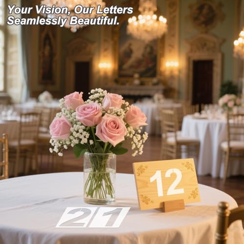 Number Stencils for Painting, 10 Pcs 12 Inch for Wall Decor Wood Signs - color: Number 12"