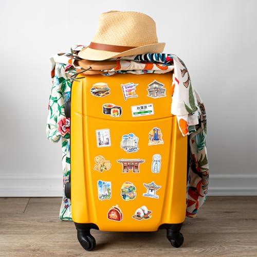 100PCS Japanese Stickers, Waterproof Japan Travel Stickers
