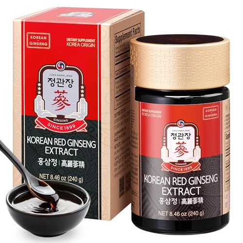 JUNG KWAN JANG Korean Red Panax Ginseng Extract Extra Strength, Energy 240g - size: 8.46 Fl Oz (Pack of 1)