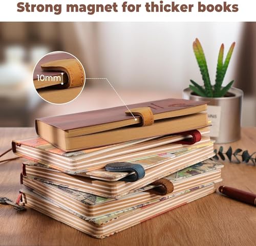 3Pcs Personalized Leather Magnetic Bookmark, 26 Letters Bookmarks Customized Engraved Initial Book Mark Cute Custom Marker Meaningful Gift for Women Men Book Lovers (S, 1Bird+1Heart+1Book) - color: S, size: 1Bird+1Heart+1Book