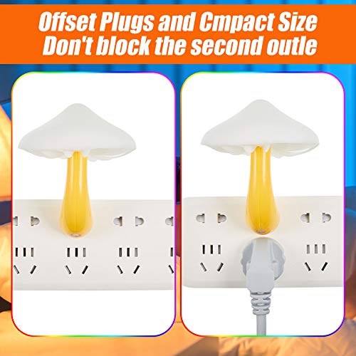 Mudder 6 Pack Mushroom Night Light,Water Plants, Lotus Leaves, Mushroom - style: Water Plants, Lotus Leaves, Mushroom