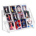 Trading Card Display Stand, Vertical Card Holder, 3-Tier, 1 Pack