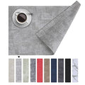 Homaxy PU Faux Leather Placemats for Dining Table, Set of 6, Light Grey - color: Light Grey