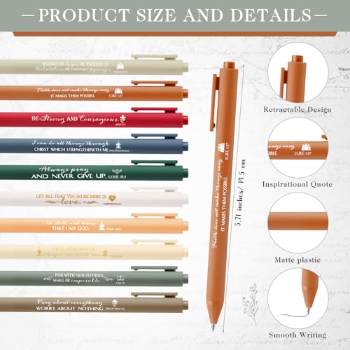 Fuutreo 60 Pcs Bible Verse Christian Gifts, Bright Color - color: Christmas Color