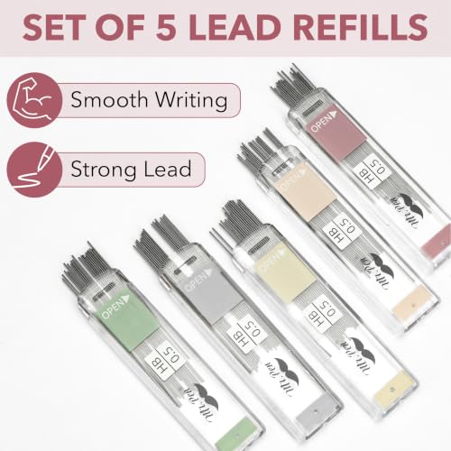 Mr. Pen- Mechanical Pencil Set with Lead and Eraser Refills, 5 Pack