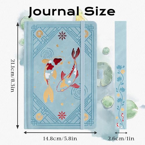 TIEFOSSI A5 Lined Journal Notebook 316 Pages for Women & Men - color: Light Blue, size: A5-Lined