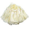 100Pcs 5 Inch Silky Bookmark Tassels for Jewelry, Souvenir(Mixed Cream) - color: #18