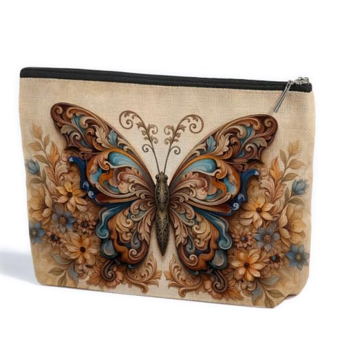 Butterfly Makeup Bag for Women Travel Organizer Pouch Cosmetic Bags 06 - color: Multicolor 1587
