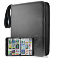 9-Pocket TONESPAC Portable Trading Cards Binder, Holds 900 Cards, Orange - color: Stripe Black