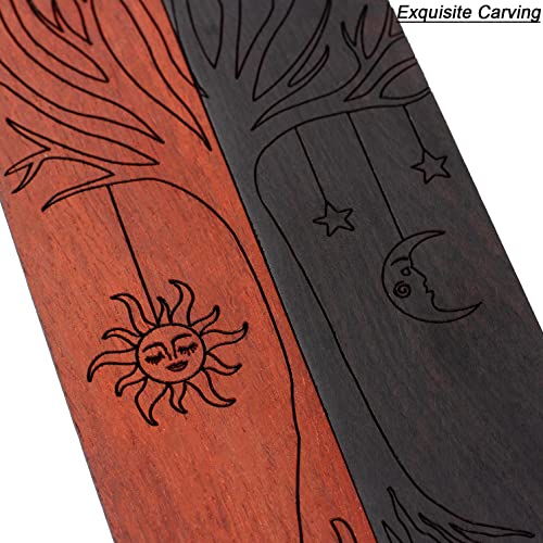2 Pcs Bookmark, Cool Bookmarks for Men Women, Gifts for Book Lover Bookworm (Sun Moon Star) - style: Sun Moon Star