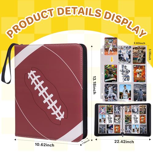 Card Binder, 9 Pocket 990 Card for Collectible Trading Card Albums