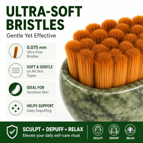 Sculpting Brush for Face, Lymphatic Contour Face Brush