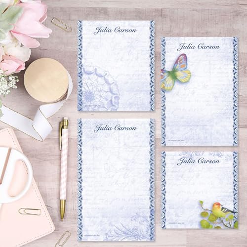 Current Exotic Prints Personalized Notepad Set – Set of 4, 100-Sheet Pads, Various Sizes, Memo Pad, Shopping List, To-Do Notes, Printed in the USA - style: Exotic Print