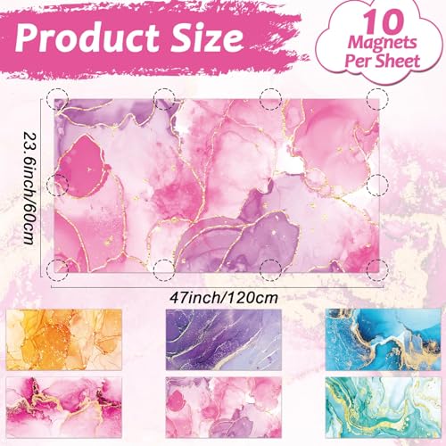 6 Pcs Fluorescent Light Covers with 60 Magnets Decorative for Classroom Ceiling Lights 4 x 2 Feet Magnetic Light Covers Filter Easy Install for Office Hospital & Home Drop Ceiling Supplies (Fluid Art) - color: Fluid Art