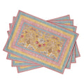 Maison d' Hermine Placemats Set of 4 Reusable 100% Cotton (13"x19") - color: 001 - Marquise, size: 13" X 19" (Pack of 4)