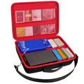 2700+ Trading Card Case for MTG, TCG Deck Boxes and Sports Cards - color: Red