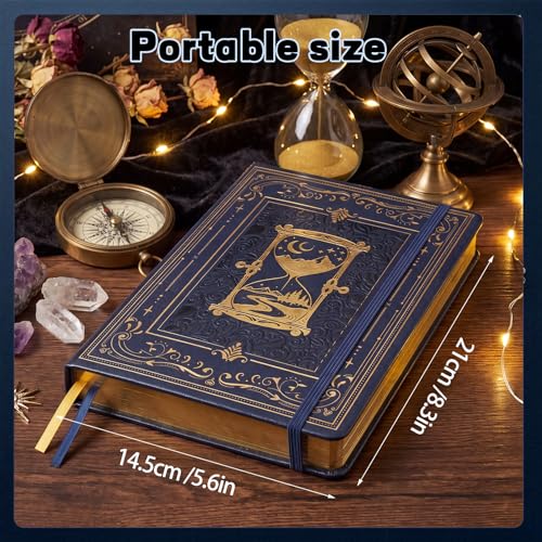 Thboxes 80 Sheets Lined Journal Notebook, Hardcover Notepad, Black Gold - color: Black Gold