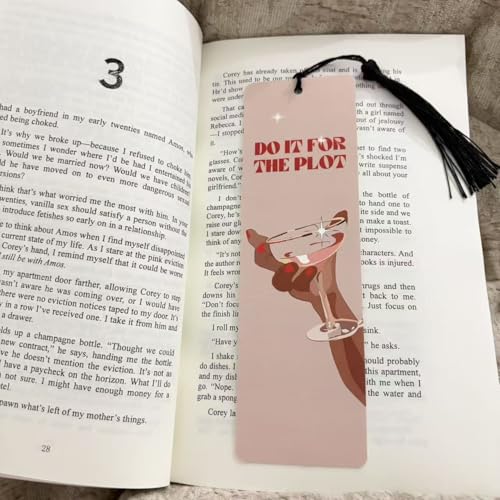 10pcs Cute Bookmarks Set, Aesthetic Bookish Gifts for Women (Red) - color: Red