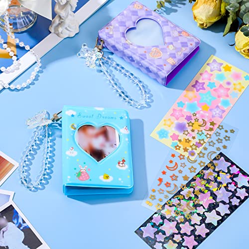 Pajean 2 Pack Photocard Binder, 3 Inch Mini Photo Album, Sweet Style - style: Sweet Style