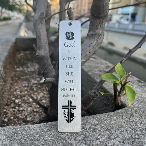 Christian Bookmark Gifts for Women Girls Boys, Inspirational Religious Book Mark Markers Faith - style: God is within