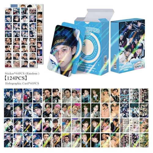 496pcs Stray Laser Photocards Set,Hollow Album Laser Photocard Lomo Card(240pcs Photocards+256pcs Stickers-Purple)