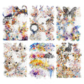 90 Pcs Floral Animal Stickers for Scrapbooking and Journaling - color: Earthly Splendor