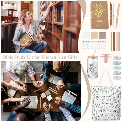 29 Pcs Bible Journaling Supplies Kit Housekeeping Week Gifts - color: Khaki, style: Boho