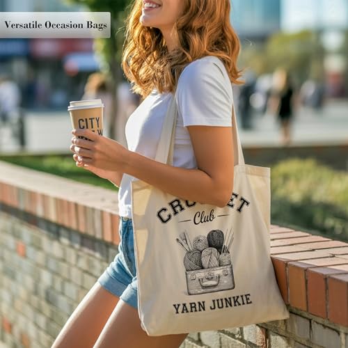 Aesthetic Canvas Tote Bag, Cute Reusable Bags for Women with Inner Pocket - color: Turquoise
