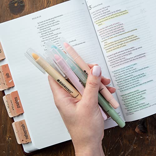 DIVERSEBEE Bible Highlighters and Pens No Bleed (Pastel) - color: Pastel