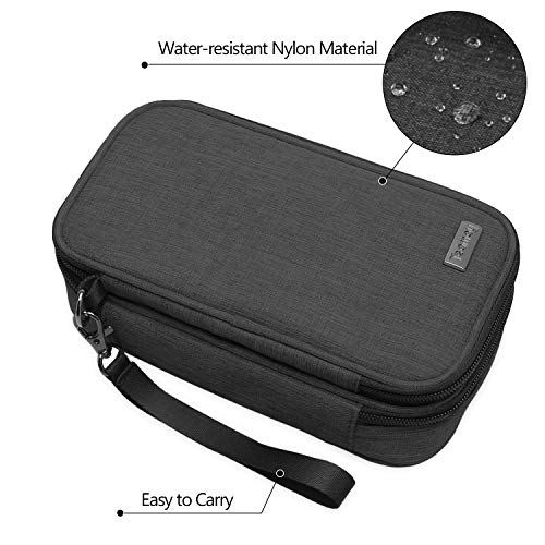 Teamoy Small Makeup Brush Bag(up to 8.5"), Black - color: Black, size: Small (Pack of 1)