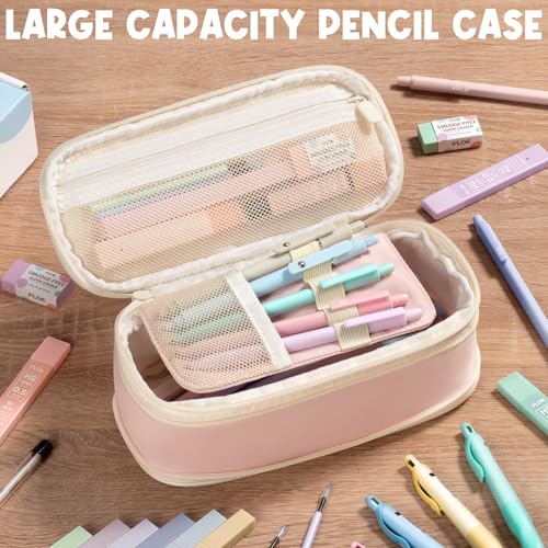 65PCS Aesthetic School Supplies Back to School Supplies Cute Stationary Set - color: Blue