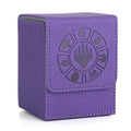 Arkeiliy MTG Deck Box 110+ Storage Sleeved Cards for Magic Commander - color: Purple