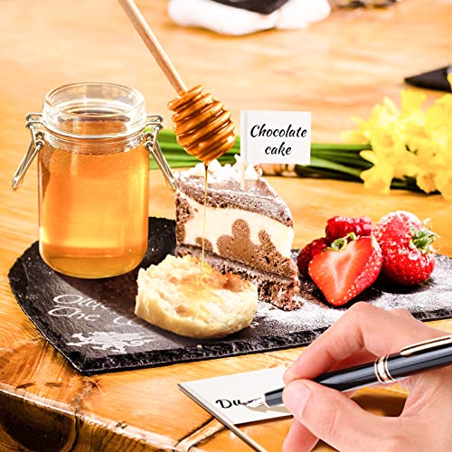 Silver Cheese Knife Set For Charcuterie Board Accessories, Stainless Steel Cheese Slicer And Butter Spreader knives Kit With Serving Tongs, Spoons, Forks, Flags Cheese Markers, Honey Dipper (23 Pack) - color: Silver