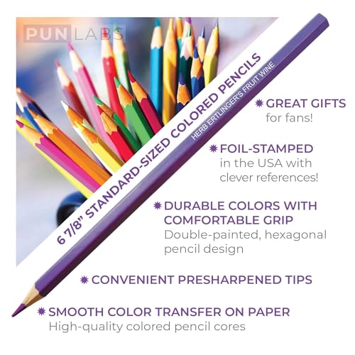 Whimsy Creek Colored Pencil, 12 Foil-Stamped Gift Set - style: Schitt's Creek