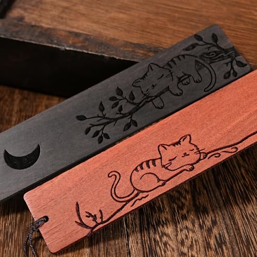 ZQZYMXQ 2Pcs Funny Bookmarks Cat Book Markers, Funny Cat Gifts Cat Lover Gifts for Women (Sleeping Cat) - style: Sleeping Cat