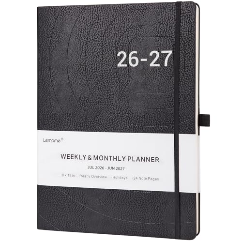 2026-2027 Planner - Weekly & Monthly Planner 2026-2027, 8.5" x 11" - style: New, 8.5" x 11"| 26-27