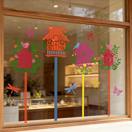 Large Stencils for Painting Walls Bird House Stencil - style: Bird House